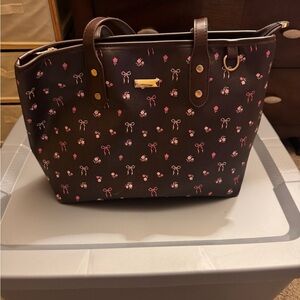 Floral Bow Pattern Handbag